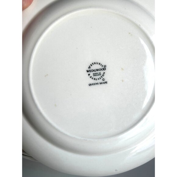 Vintage Wedgwood Queens Shape Cream Salad Plates |England Collectible, Set of 3 - Picture 13 of 13